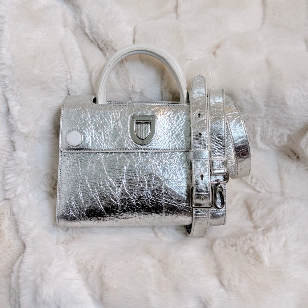 Dior Silver Diorever Mini Bag